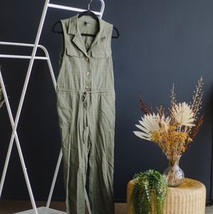 Army Green Jumpsuit